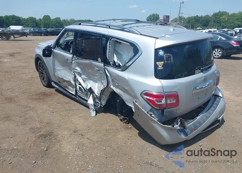 2018 Nissan Armada Platinum z USA, uszkodzony, nr VIN JN8AY2NE5J9734194